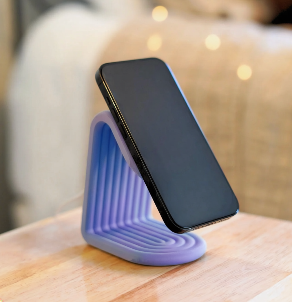 iPhone Magsafe Charger Stand | 3D Printed Minimal Dock | Magnetic Charging Station