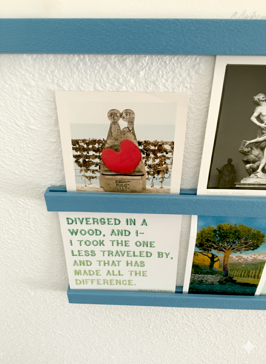 Modular Picture Ledge Shelf - 12 Inch Interlocking Wall Display Rail for Photo Gallery Art