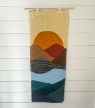 Load image into Gallery viewer, Made to Order- Custom Abstract Mountain Wall Tapestry Design
