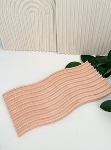 Wave Boho Stone Decorative Tray