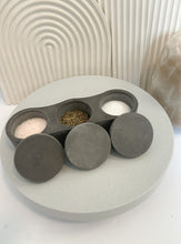Load image into Gallery viewer, Stone storage salt and pepper container
