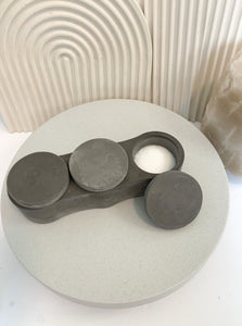 Stone storage salt and pepper container