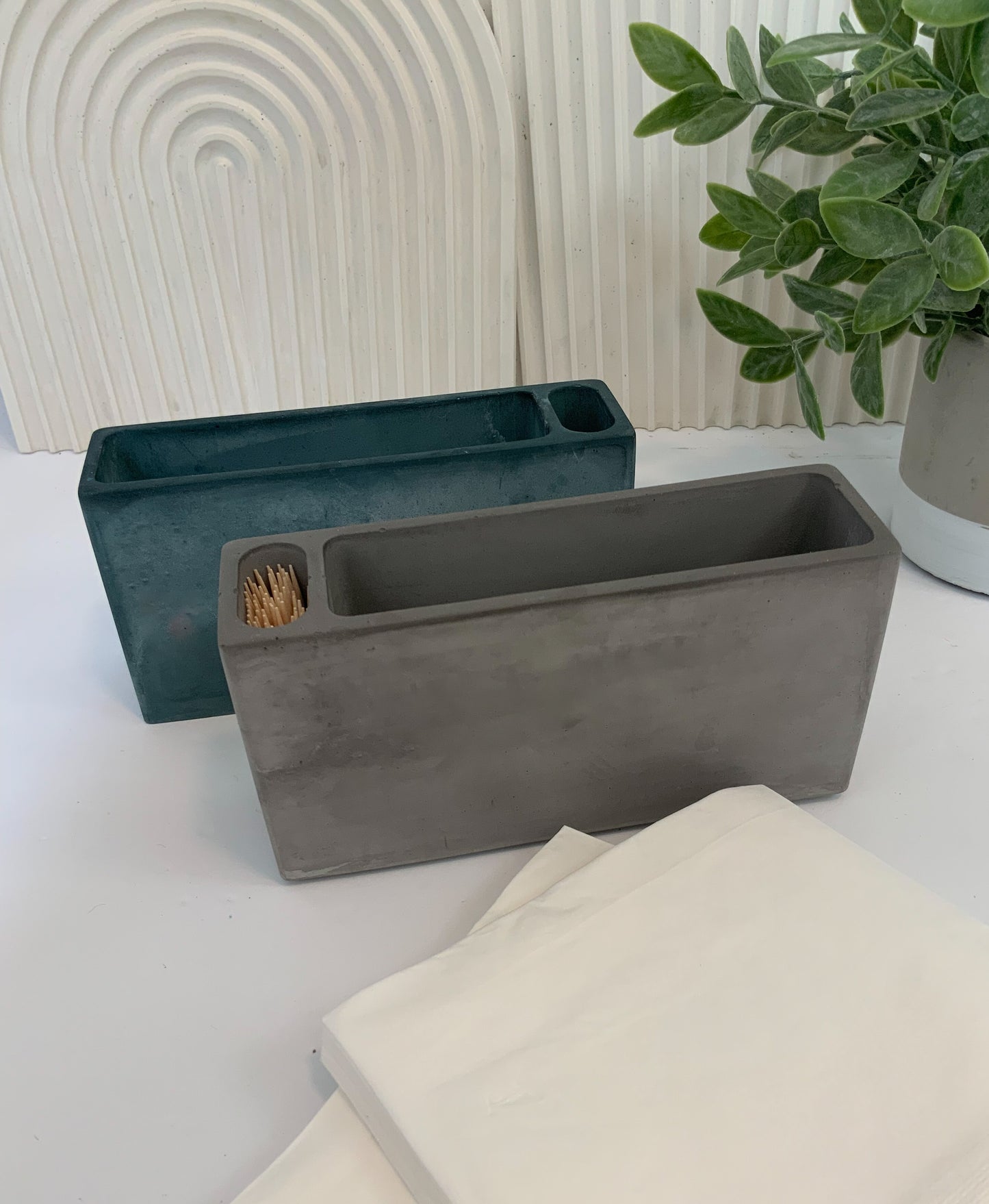 Stone Look Napkin Holder