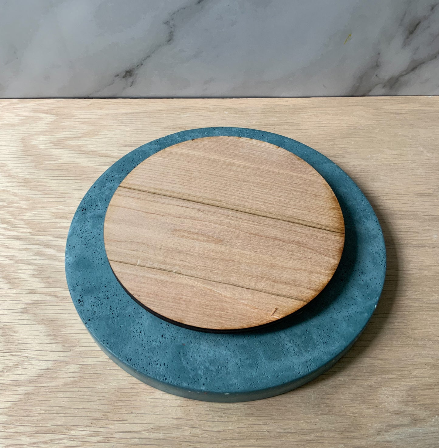 Terrazzo Lazy Susan Turntable round 7" | Cement home decor | Circular Tray for kitchen (Copy)