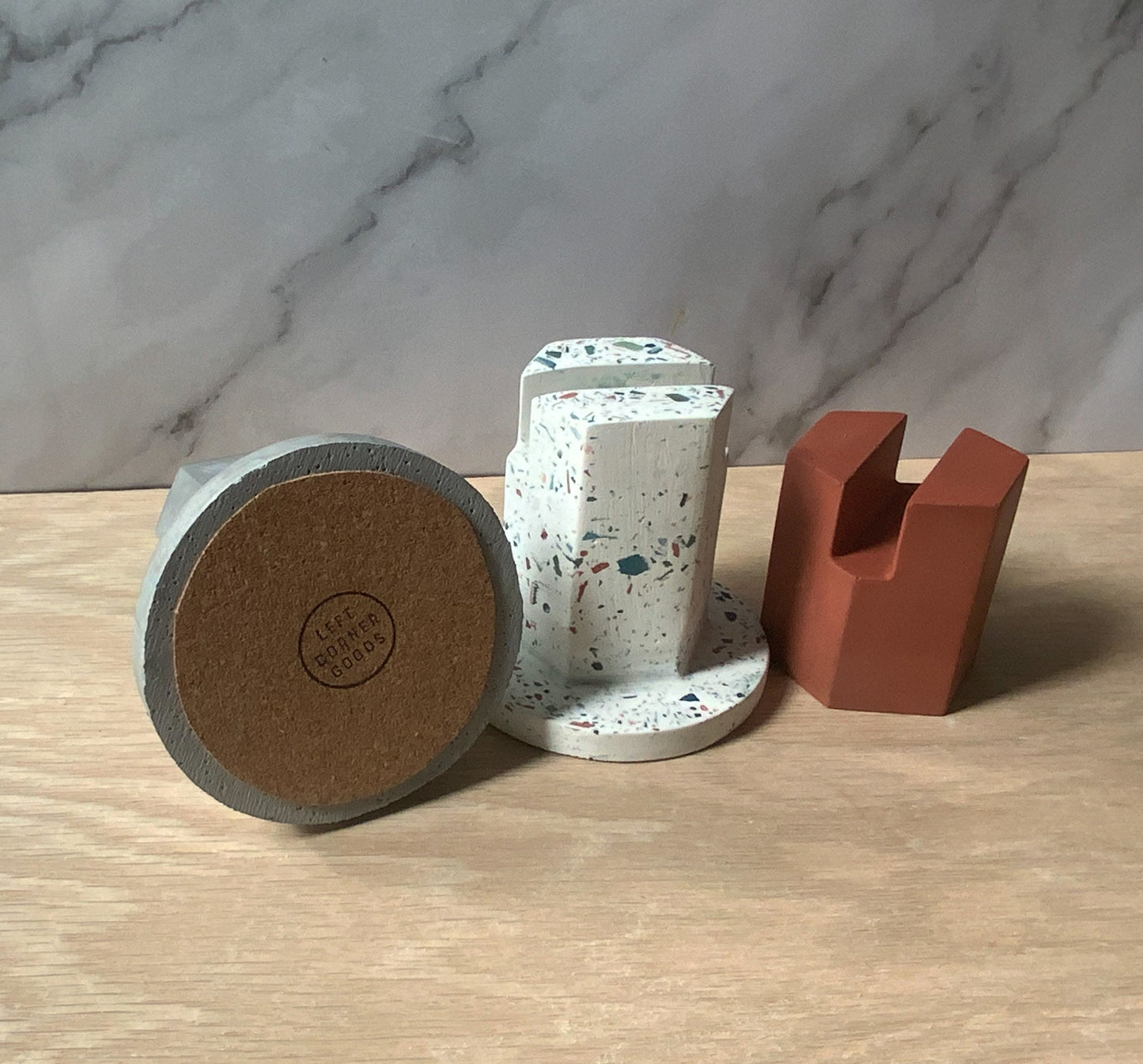 Terrazzo glasses holder | Modern cement sunglass stand | Eye glasses display