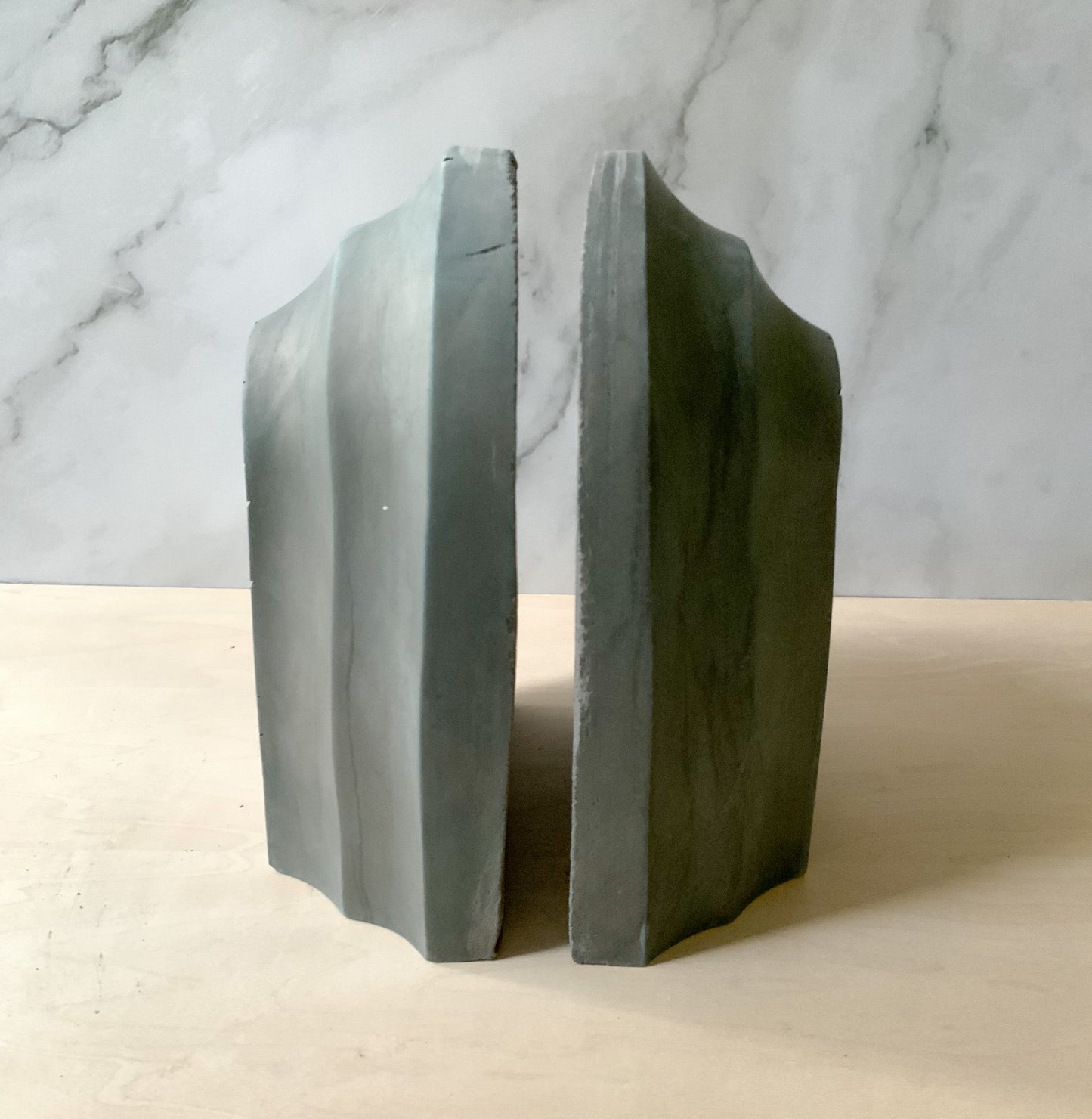 Heavy Arch Bookend for Modern Homes and Minimalist Concrete Decor