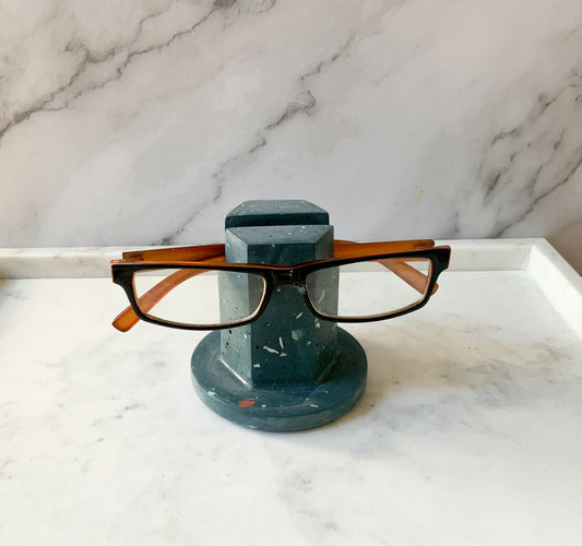 Terrazzo glasses holder | Modern cement sunglass stand | Eye glasses display