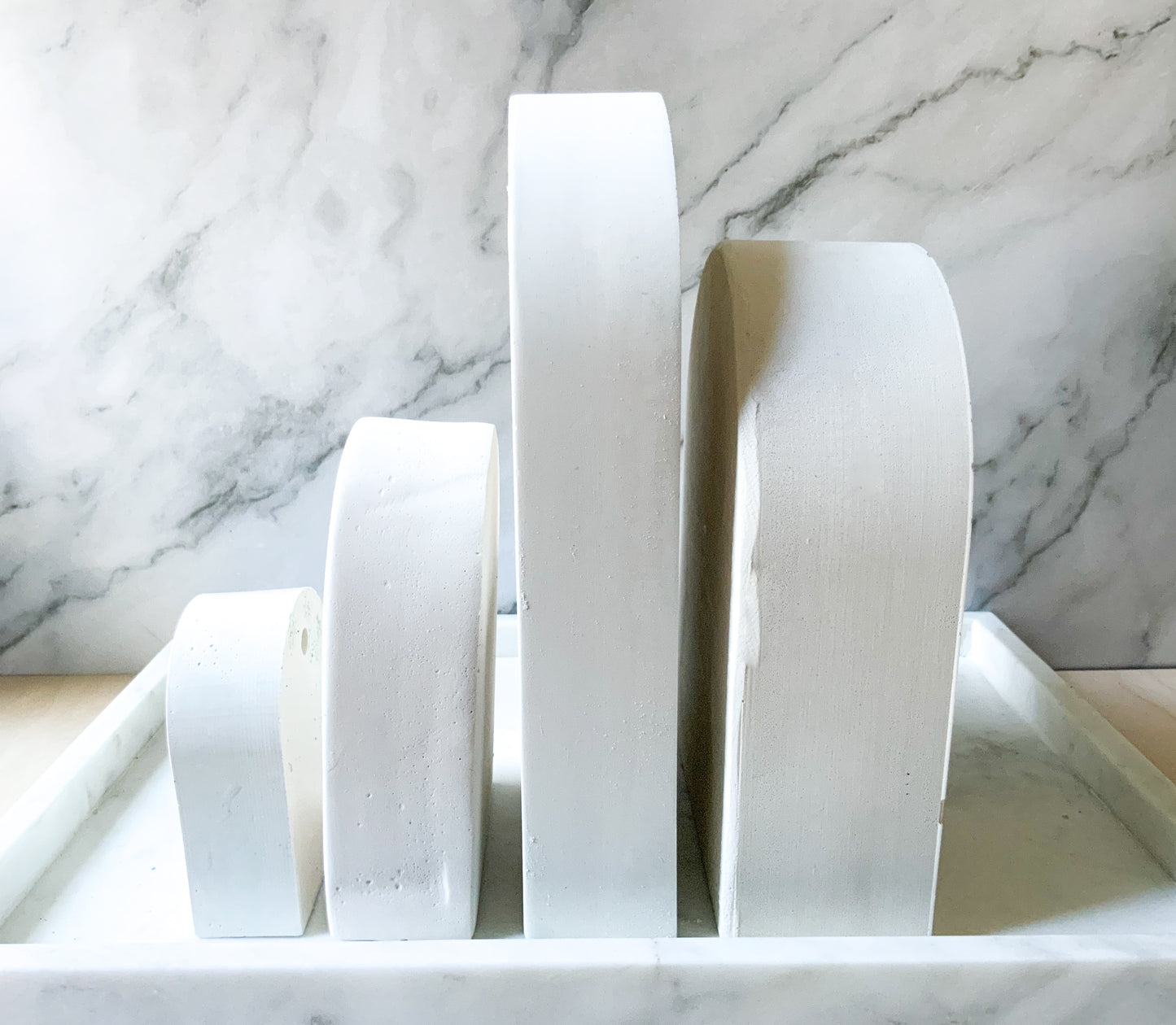 Minimalist Arch Shelf: Elegant Display Stand for Miniatures, Curios & Altar Items - Tabletop or Wall Decor
