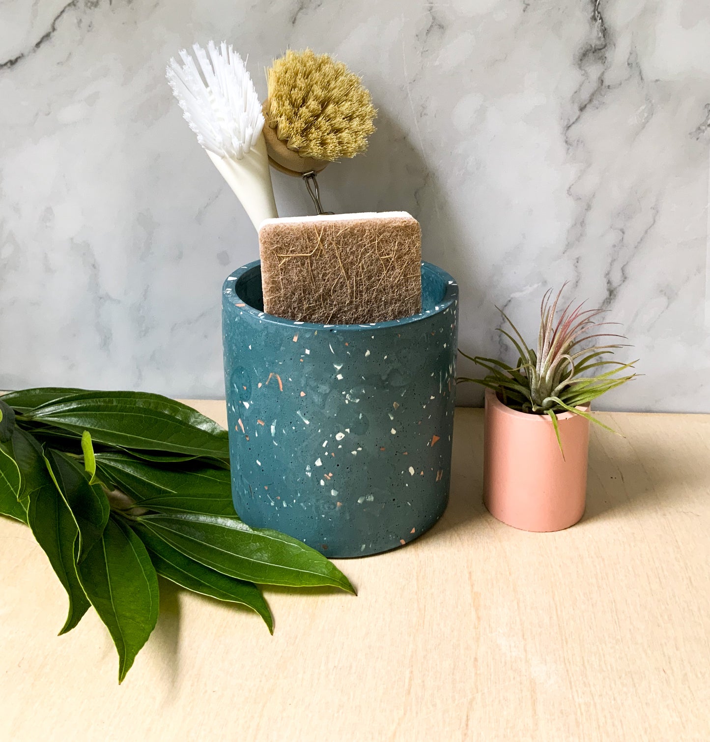 Terrazzo Utensil Holder or Plant Pot