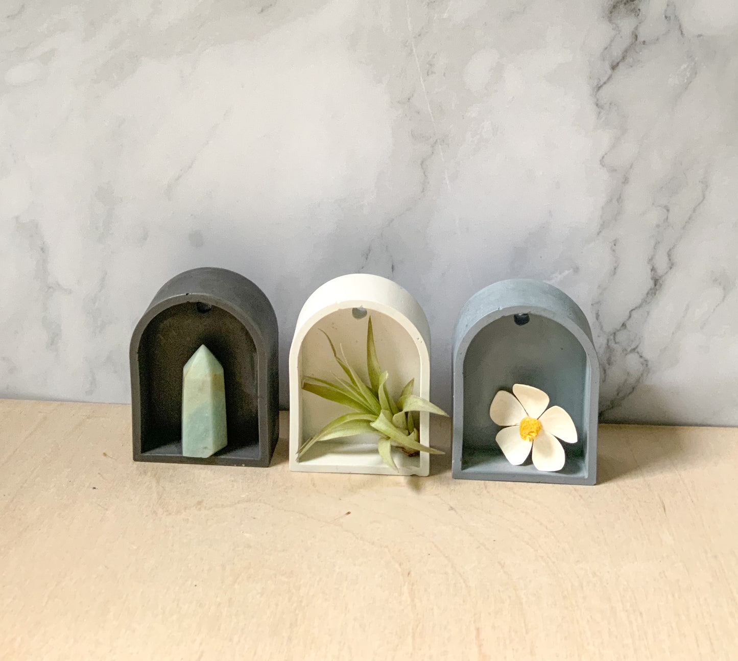 Mini Trinket shelf arch | Curio Nordic shelf | Modern wall decoration | Miniature storage | Arch shelf for wall