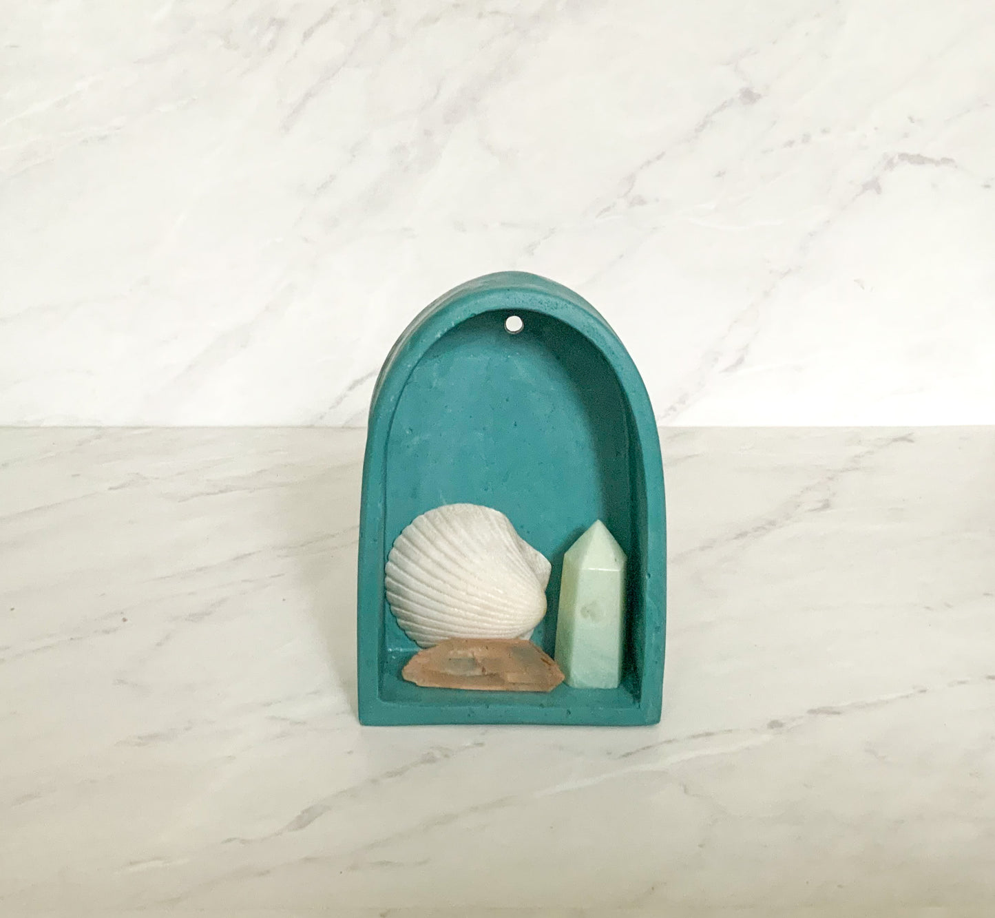Curio Arch Shelf for Trinkets, Wall Altar, Shrine, or Oddities Shelf