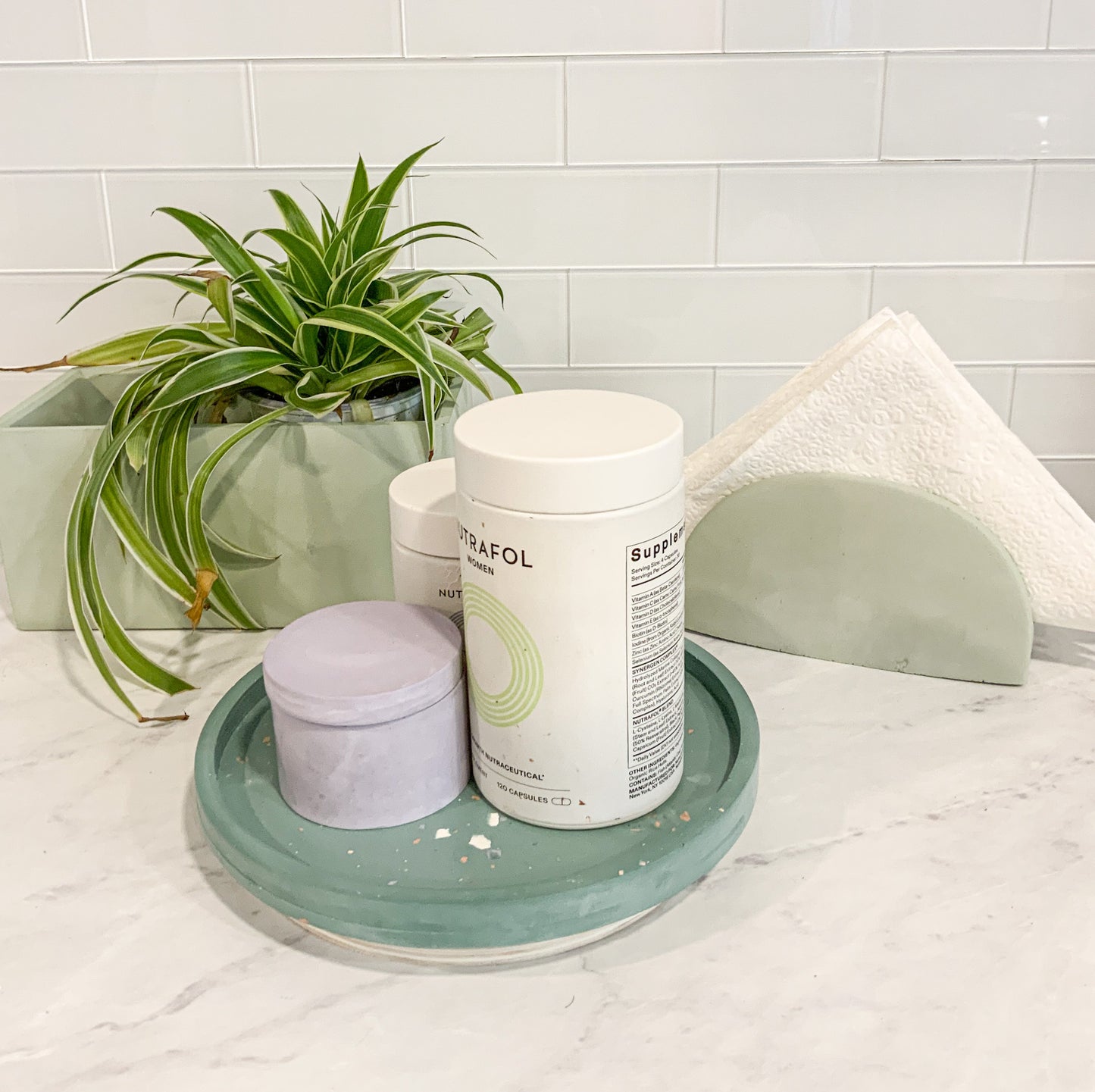 Storage Container | Gypsum Cement Pinch Pot | Jewelry Storage