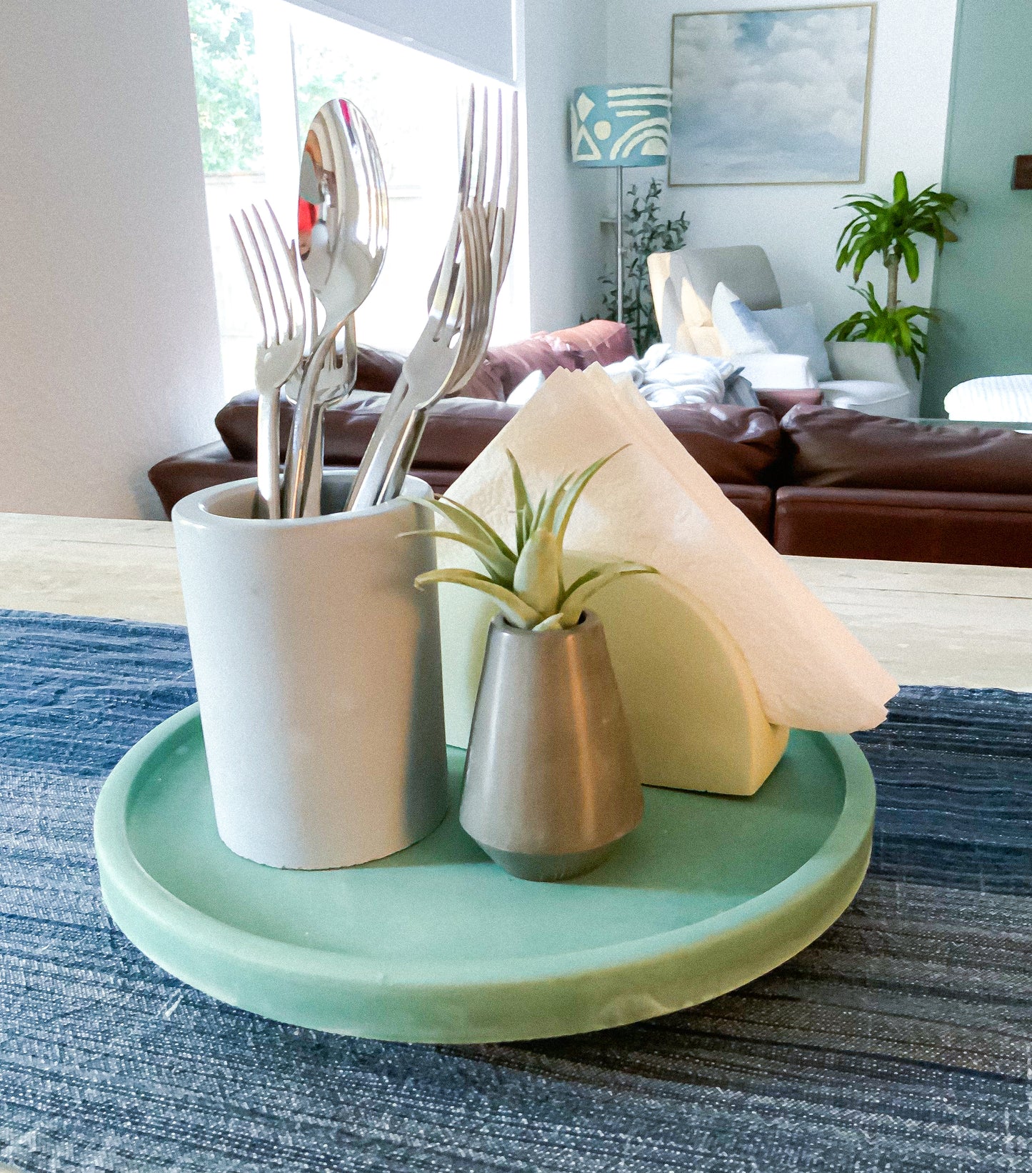 Concrete Storage Cup- Desk or Bathroom