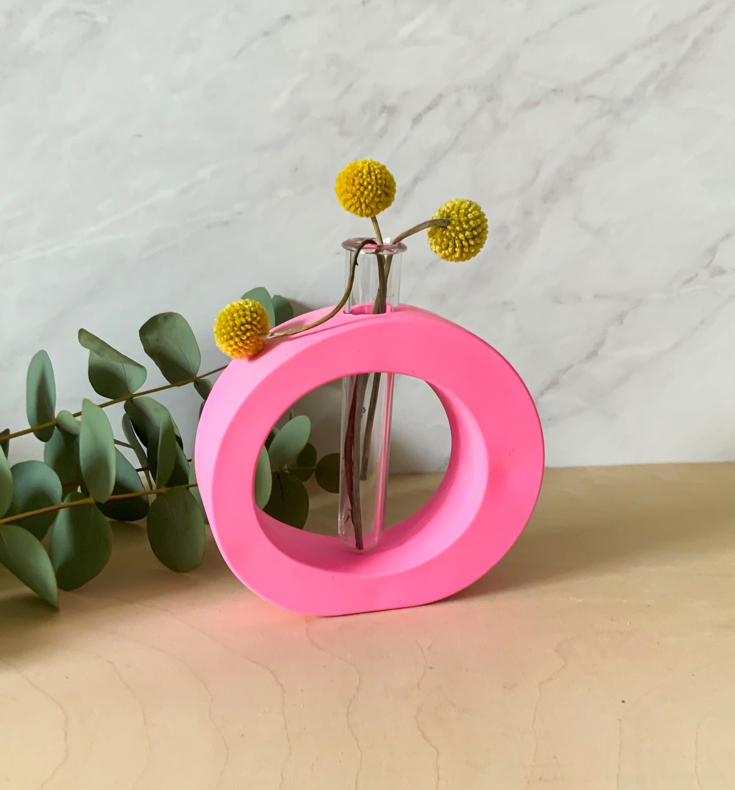 Neon Oval Propagation Station Modern Bud Vase