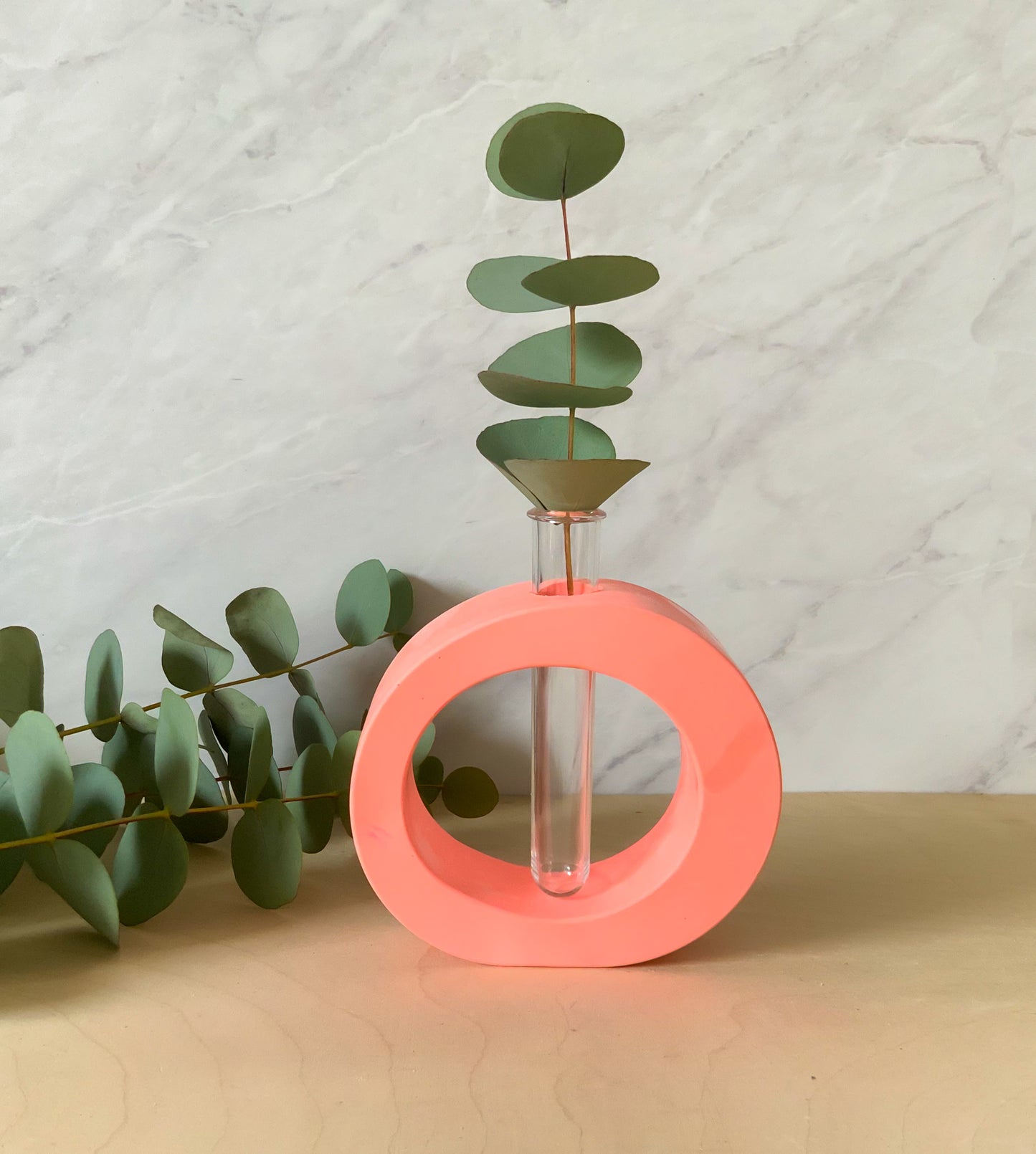 Neon Oval Propagation Station Modern Bud Vase