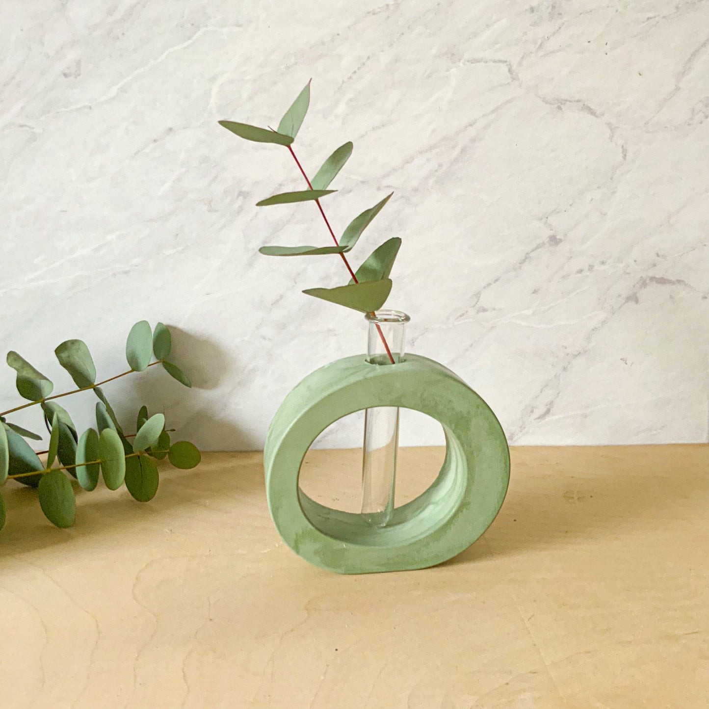 Oval Propagation Station Modern Bud Vase