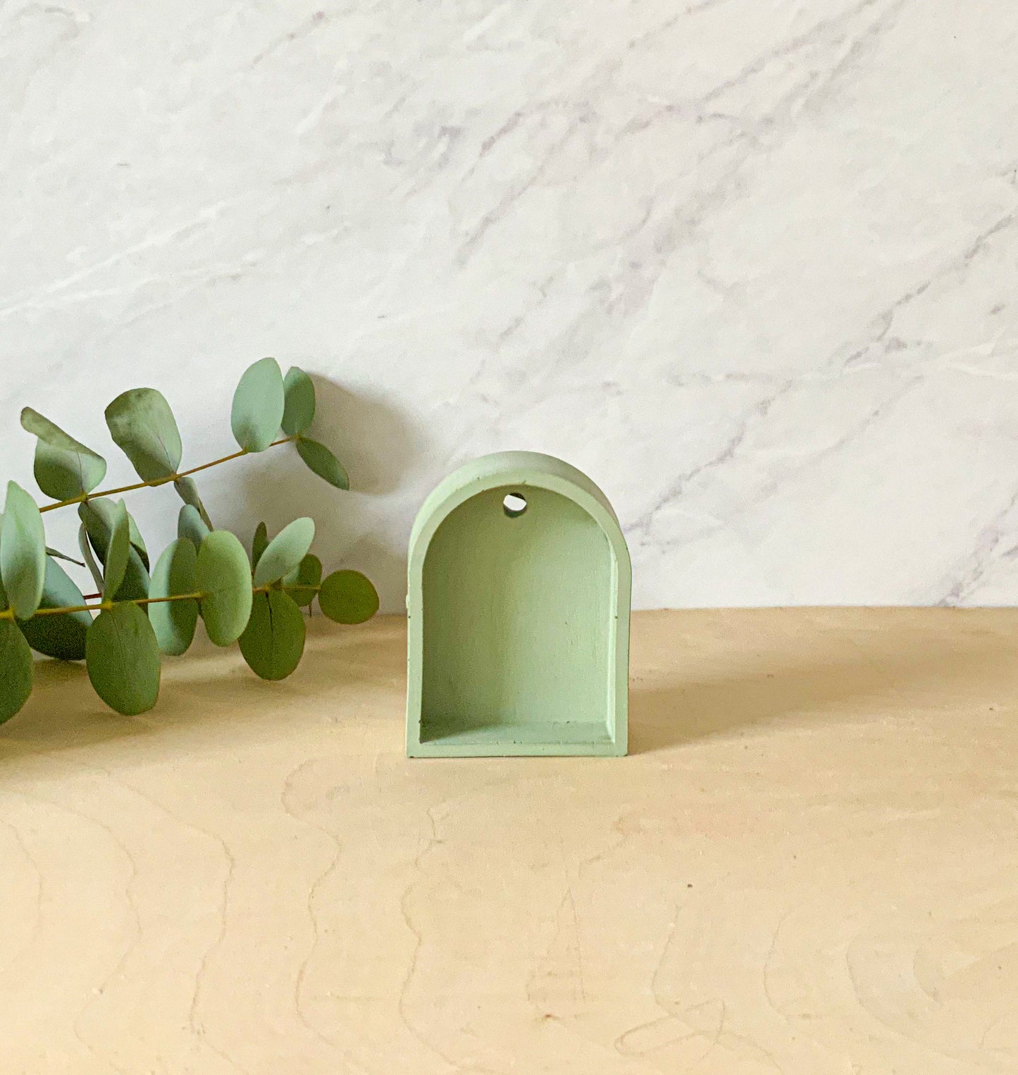 Mini Trinket shelf arch | Curio Nordic shelf | Modern wall decoration | Miniature storage | Arch shelf for wall