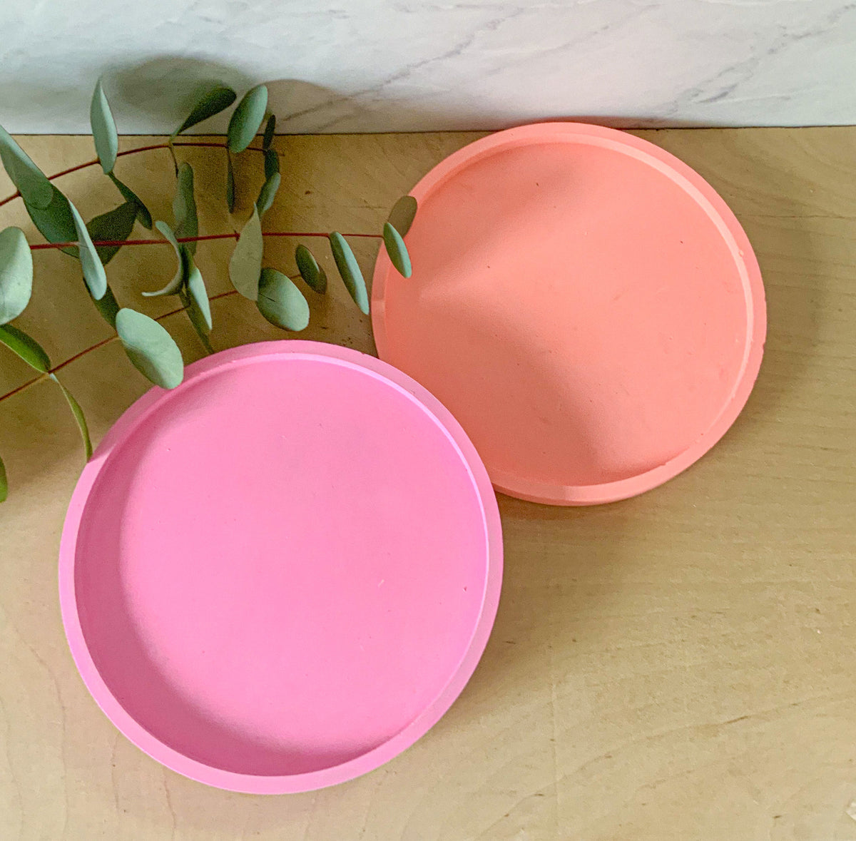 Lazy Susan Turntable round 7" | Cement home decor | Circular Tray for kitchen