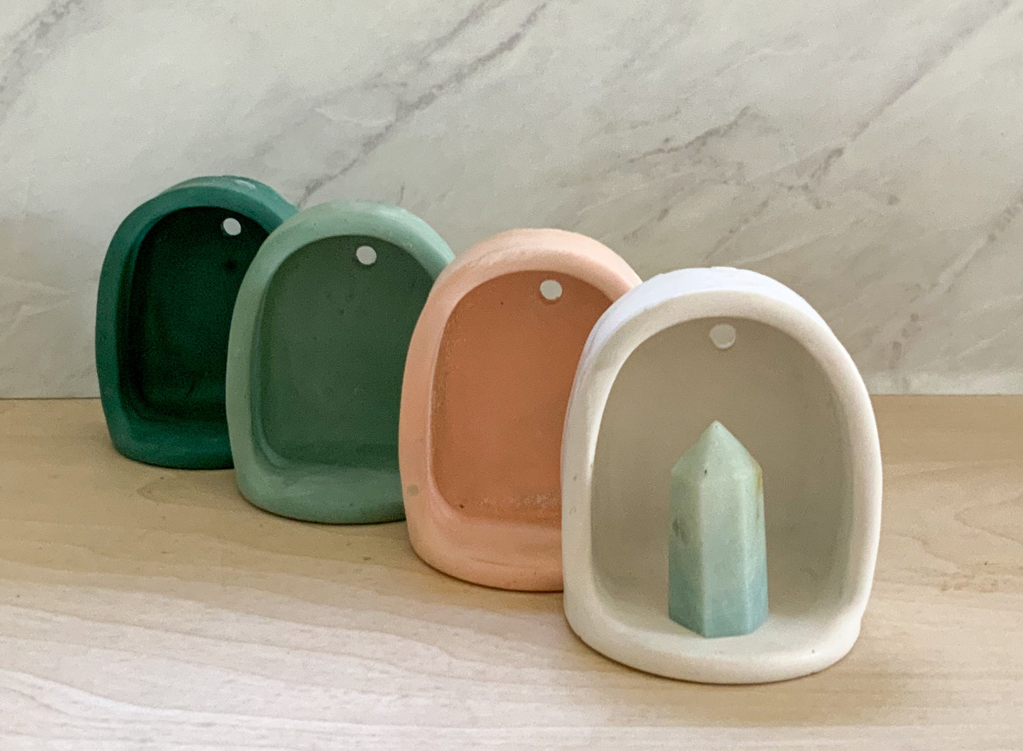 Wall Niche Shelf - Mini Altar Arch for Crystals, Air Plants & Trinkets