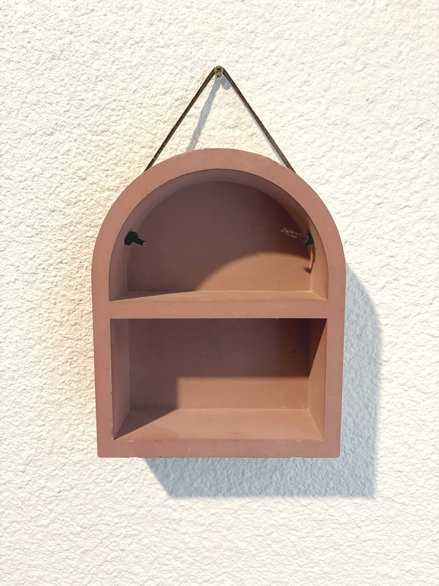 Minimalist Arch Shelf: Elegant Display Stand for Miniatures, Curios & Altar Items - Tabletop or Wall Decor