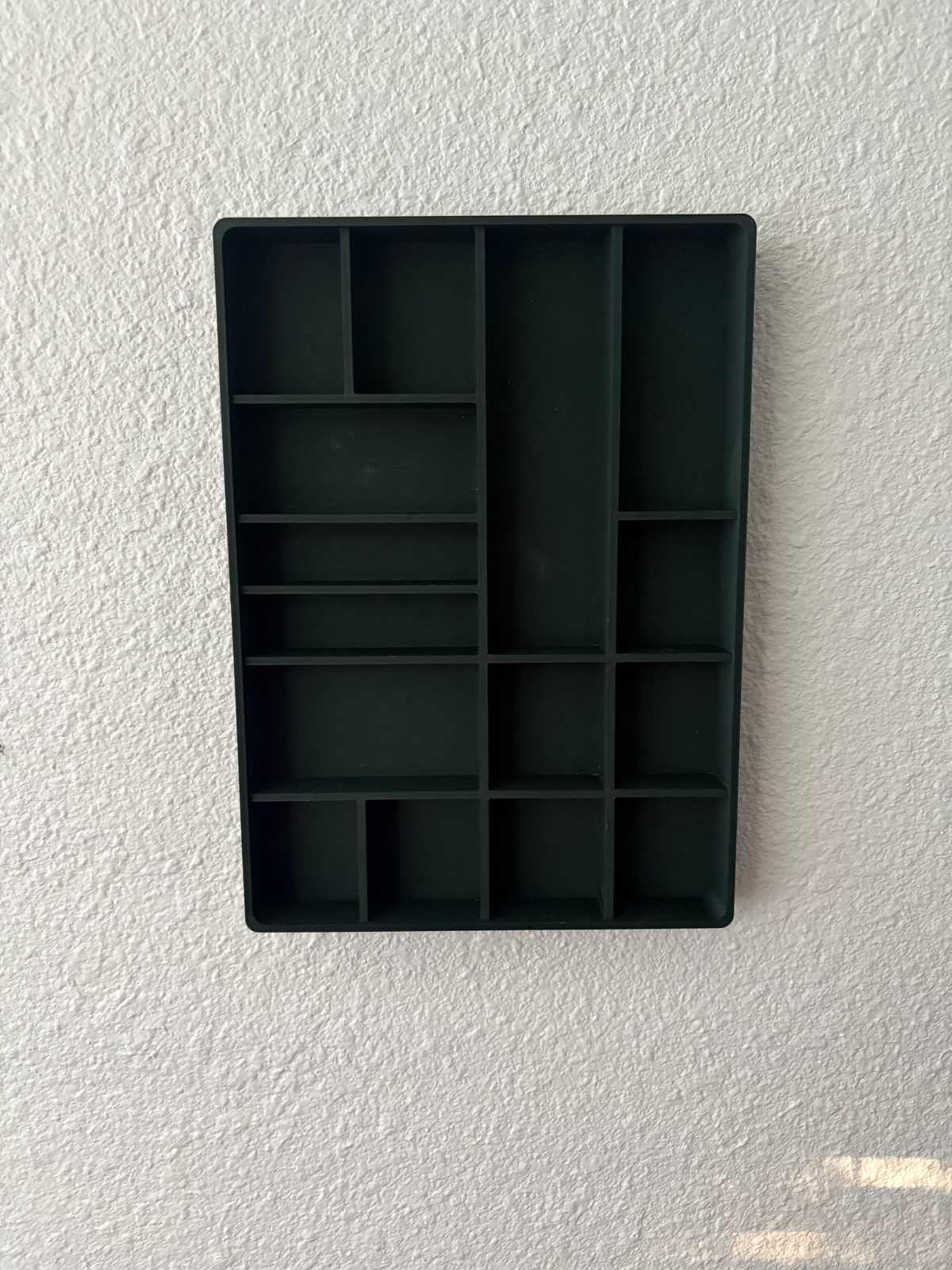 3D Printed Curio Shelf | Miniature Display Shelf for Collectibles | Shadow Box Wall Decor