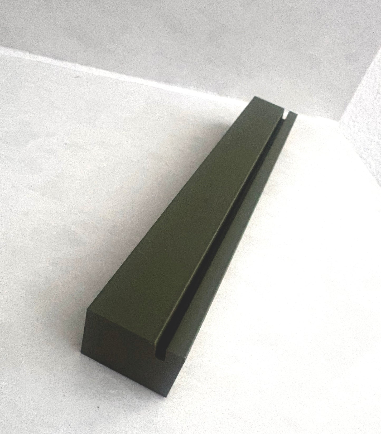 8" Mini Picture Ledge | Modern Photo Rail for Postcards & Prints | 3D Printed Wall Display Shelf