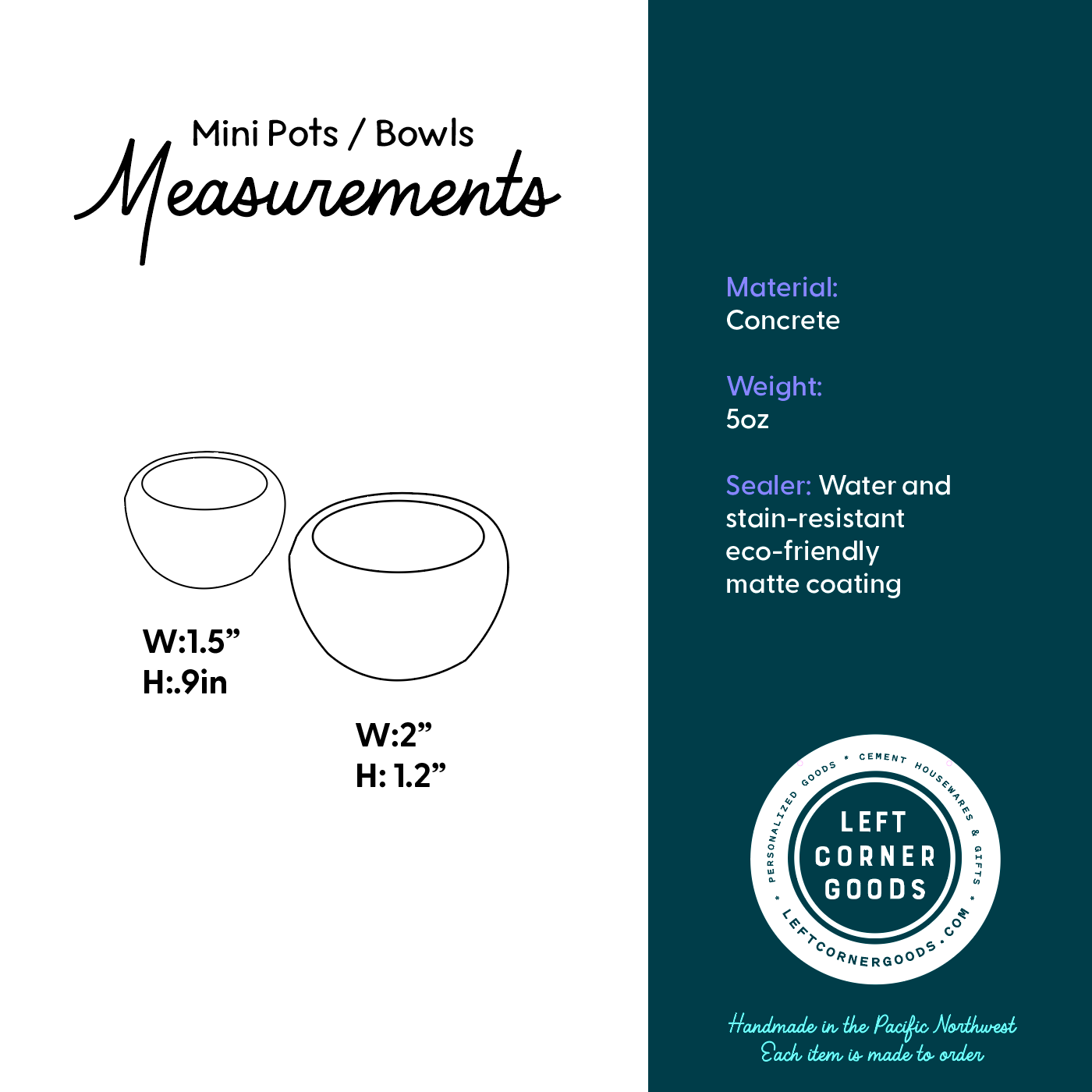 Small Concrete Planter Bowl - Mini Succulent Pot Air Plant Holder Ring Dish Faceted Modern Home Decor Miniature