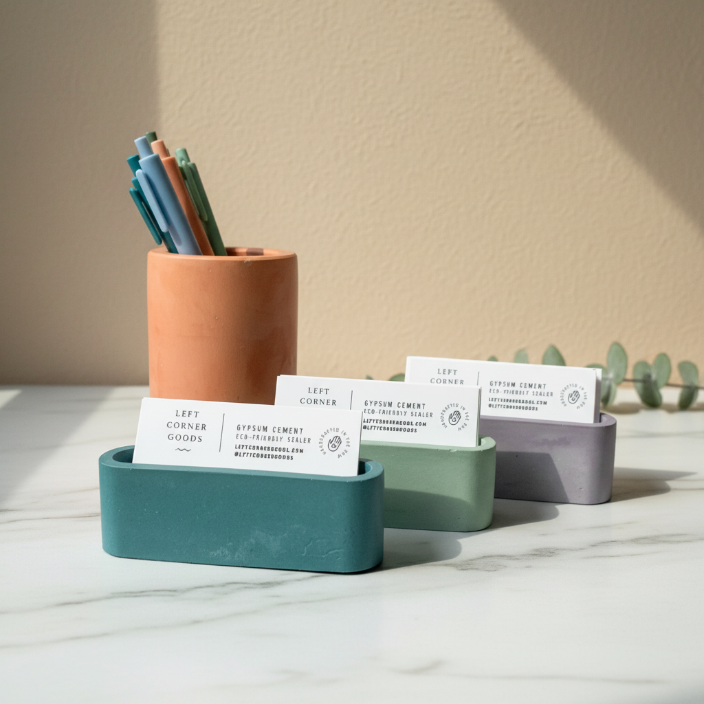 Business Card Holder- Desk Accessory