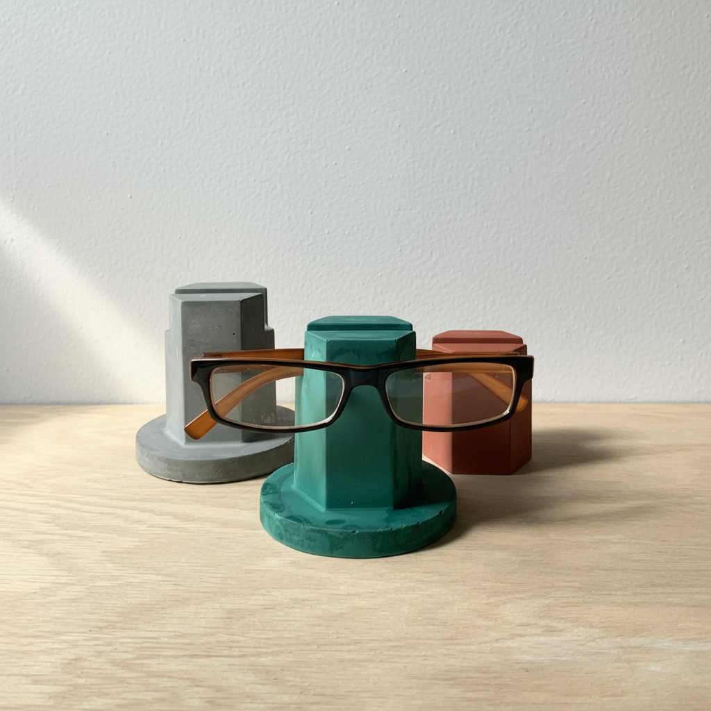 Glasses holder cement | Colorful sunglass stand | Eye glasses display