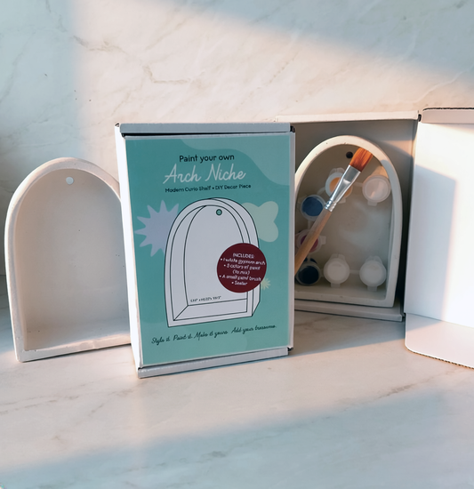 DIY Paintable Curio Shelf Kit | Unfinished Wall Altar Decor