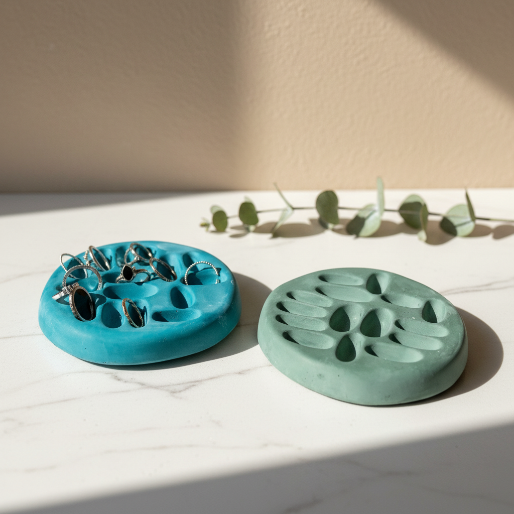 Ring Storage | cement ring holder | catch all tray | jewelry storage
