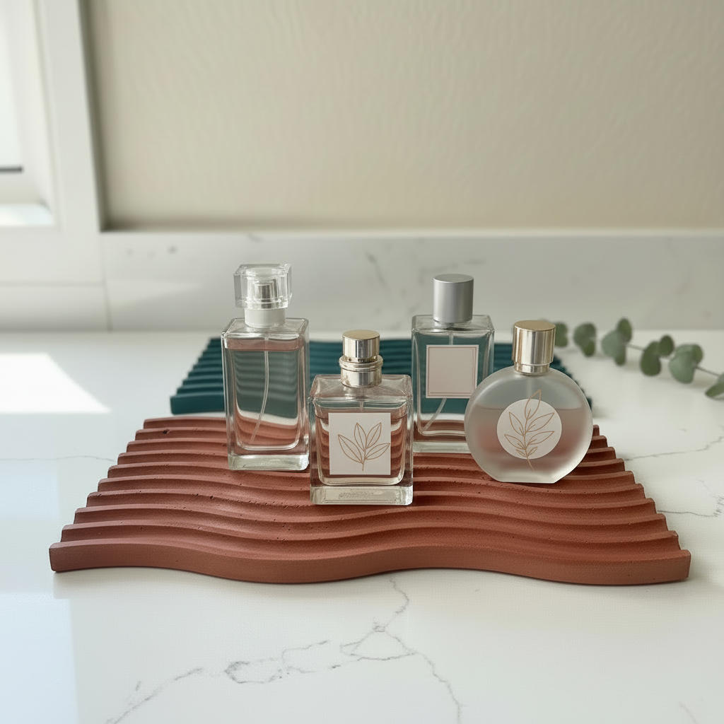 Wave Boho Stone Decorative Tray