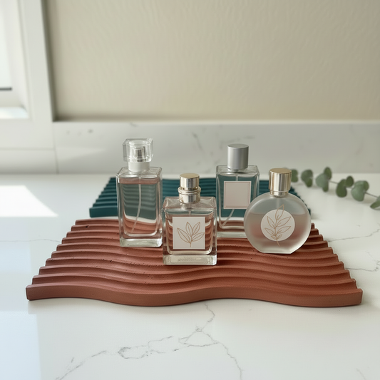 Wave Boho Stone Decorative Tray