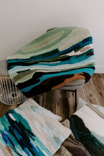 Load image into Gallery viewer, Made to Order- Rug Abstract Coastal Design
