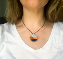 Load image into Gallery viewer, Modern Fiber Arts Round Necklace
